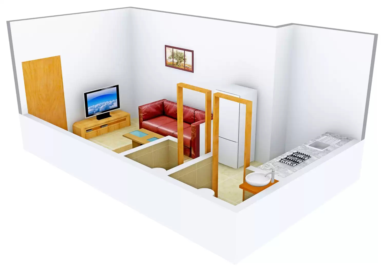 3DFloorPlan of Sree Avantika Complex