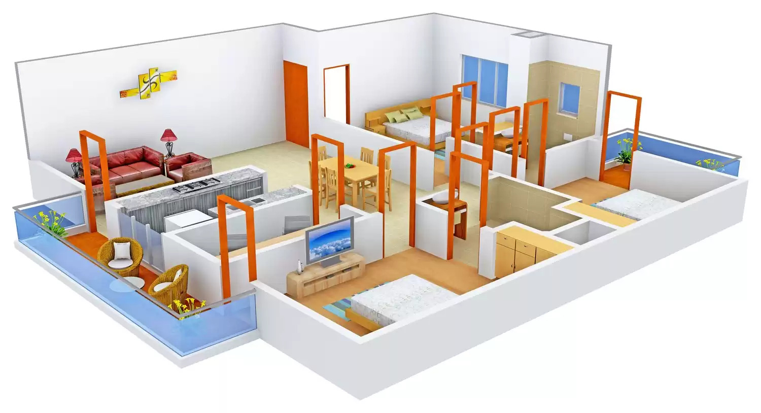 3DFloorPlan of Sliver Themes