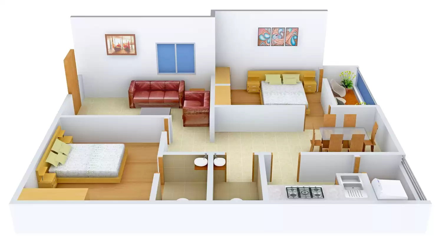 3DFloorPlan of Ethereal Pride 1