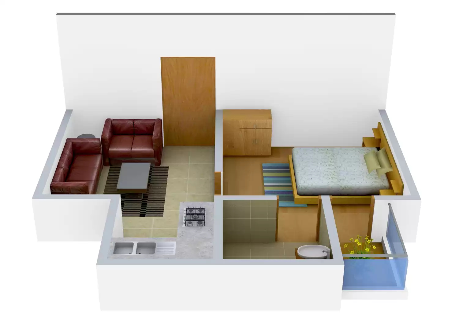 3DFloorPlan of Balaji Homes 3