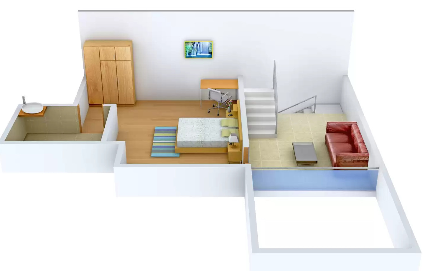 Upper Level Penthouse Plan Upper Level Penthouse Plan