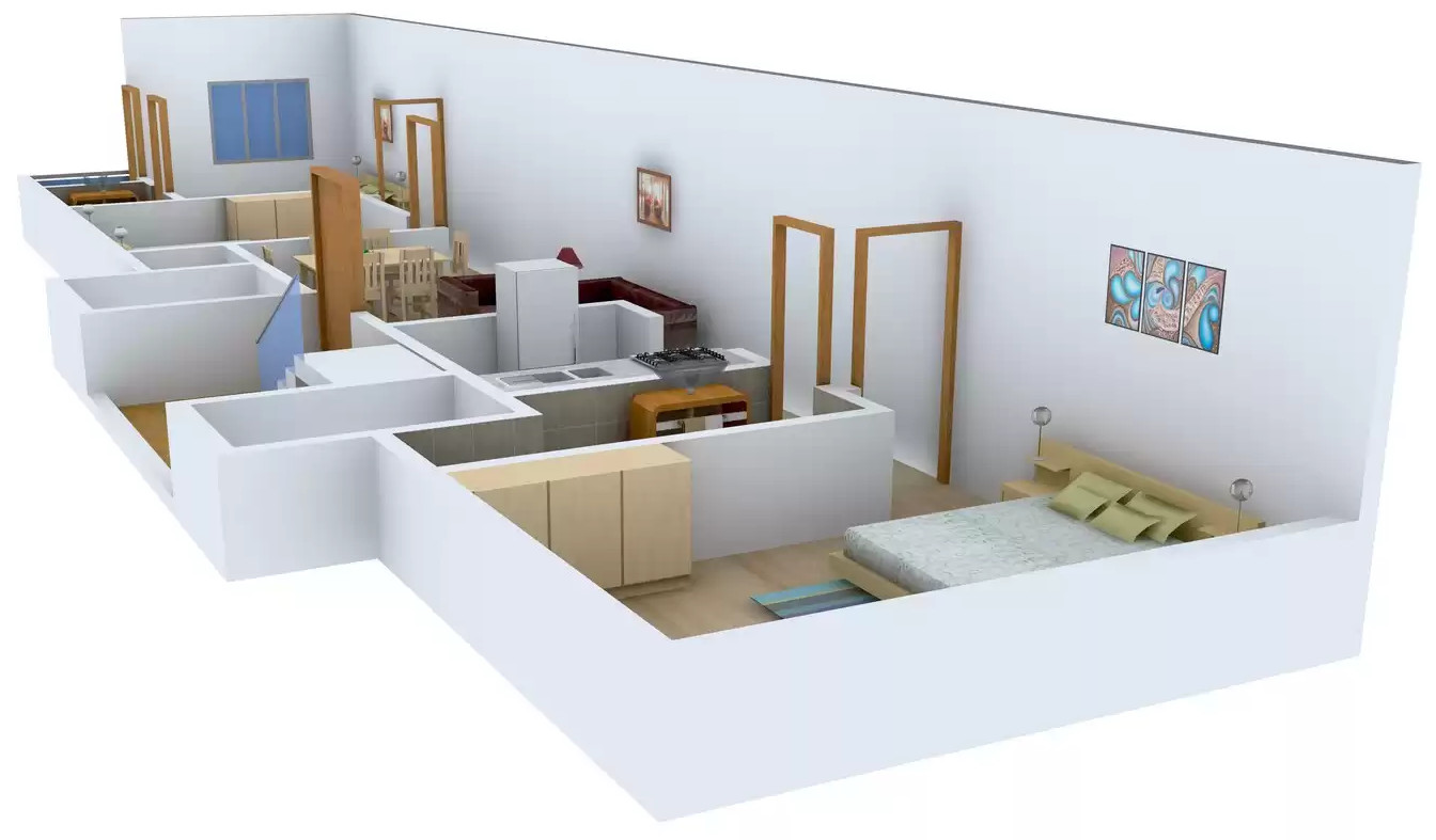 3DFloorPlan of Dev Prop Build Homes 2
