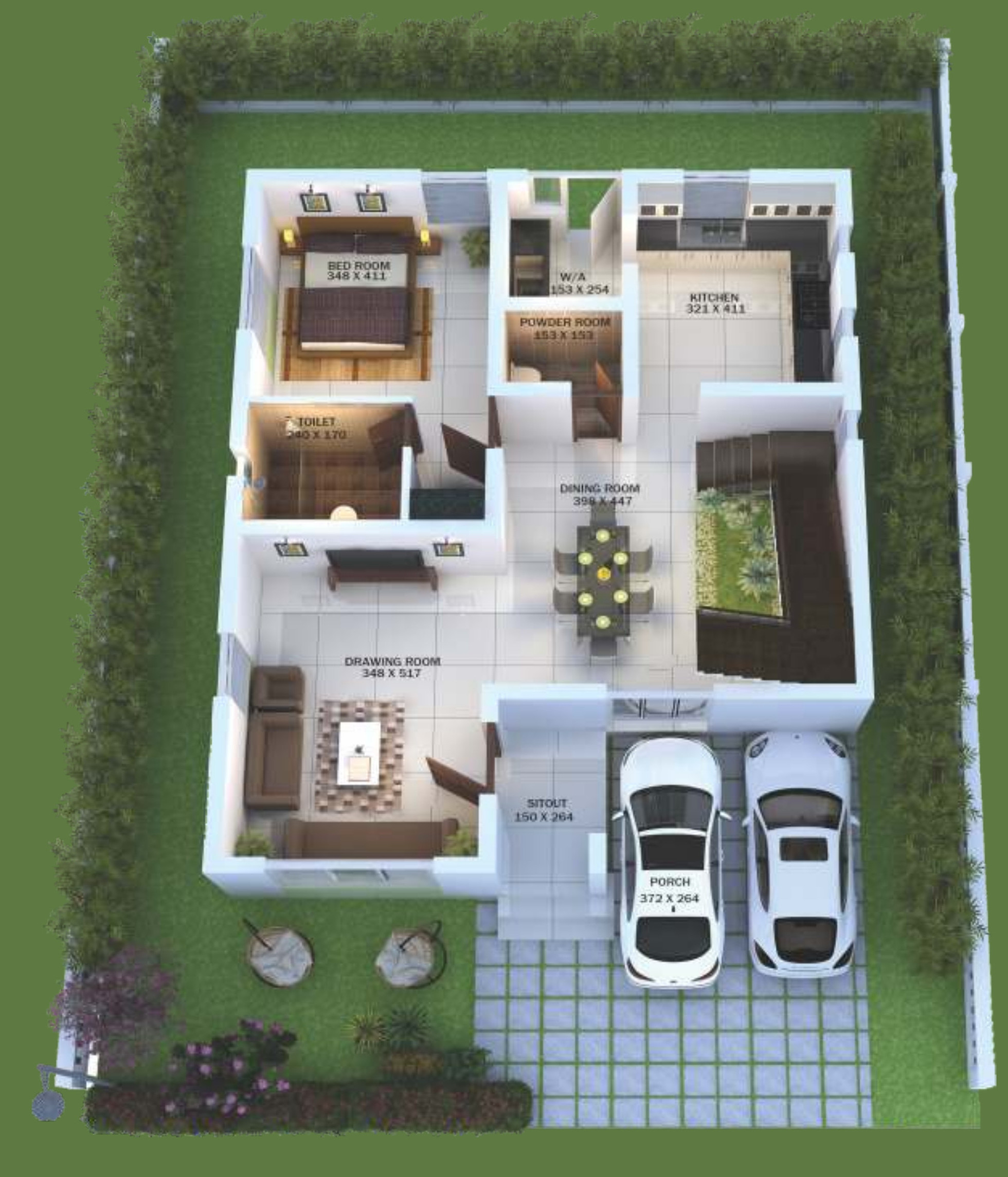 3DFloorPlan of Casadel Raindrops