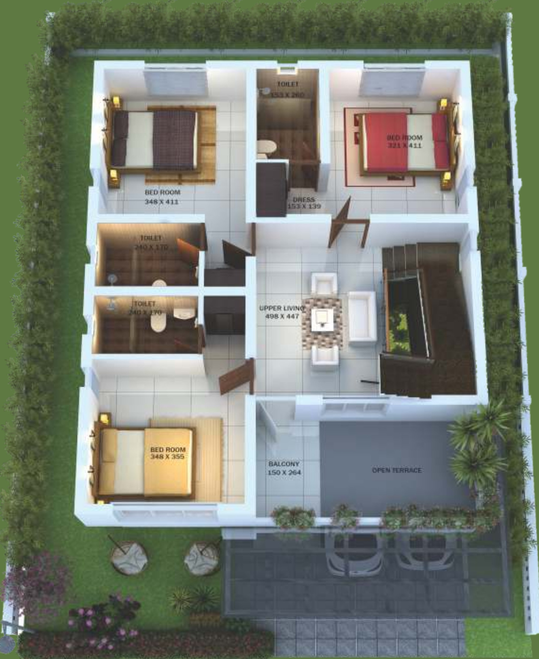 3DFloorPlan of Casadel Raindrops