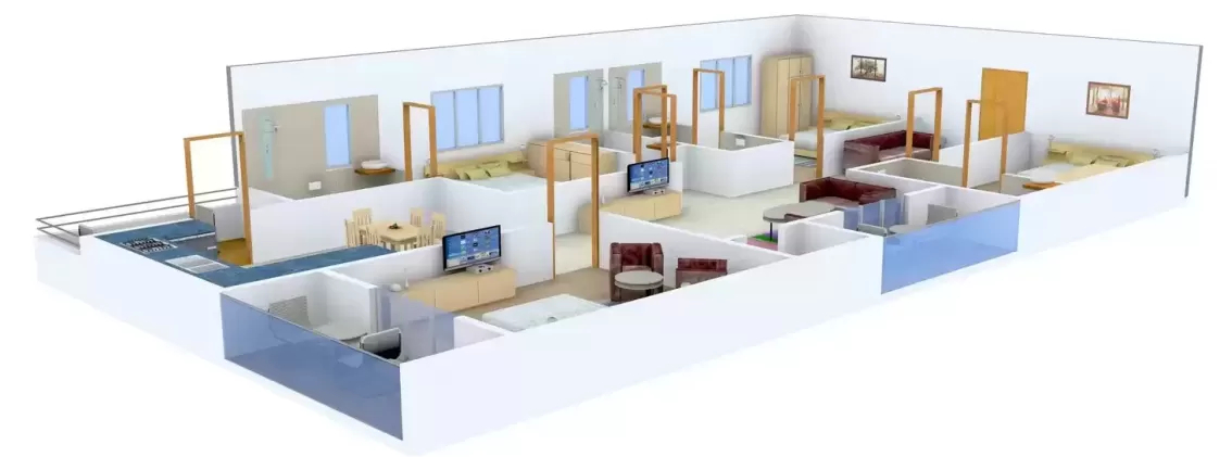 3DFloorPlan of S V S S Niwas