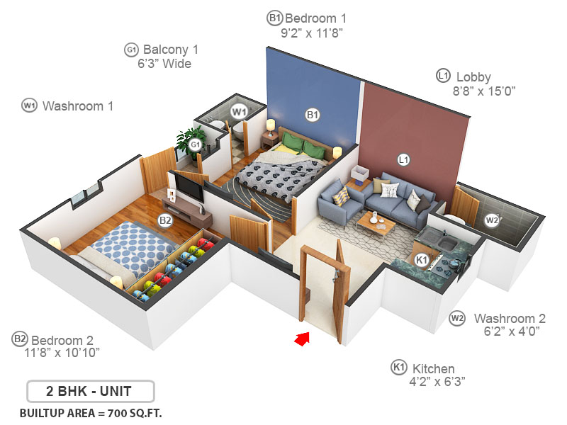 3DFloorPlan of Hark Sai Homes