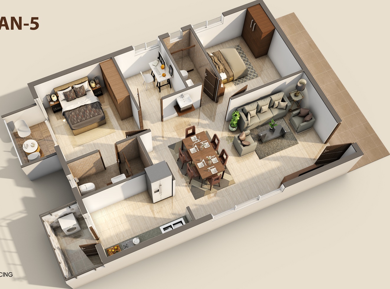 3DFloorPlan of Northstar Park Ave