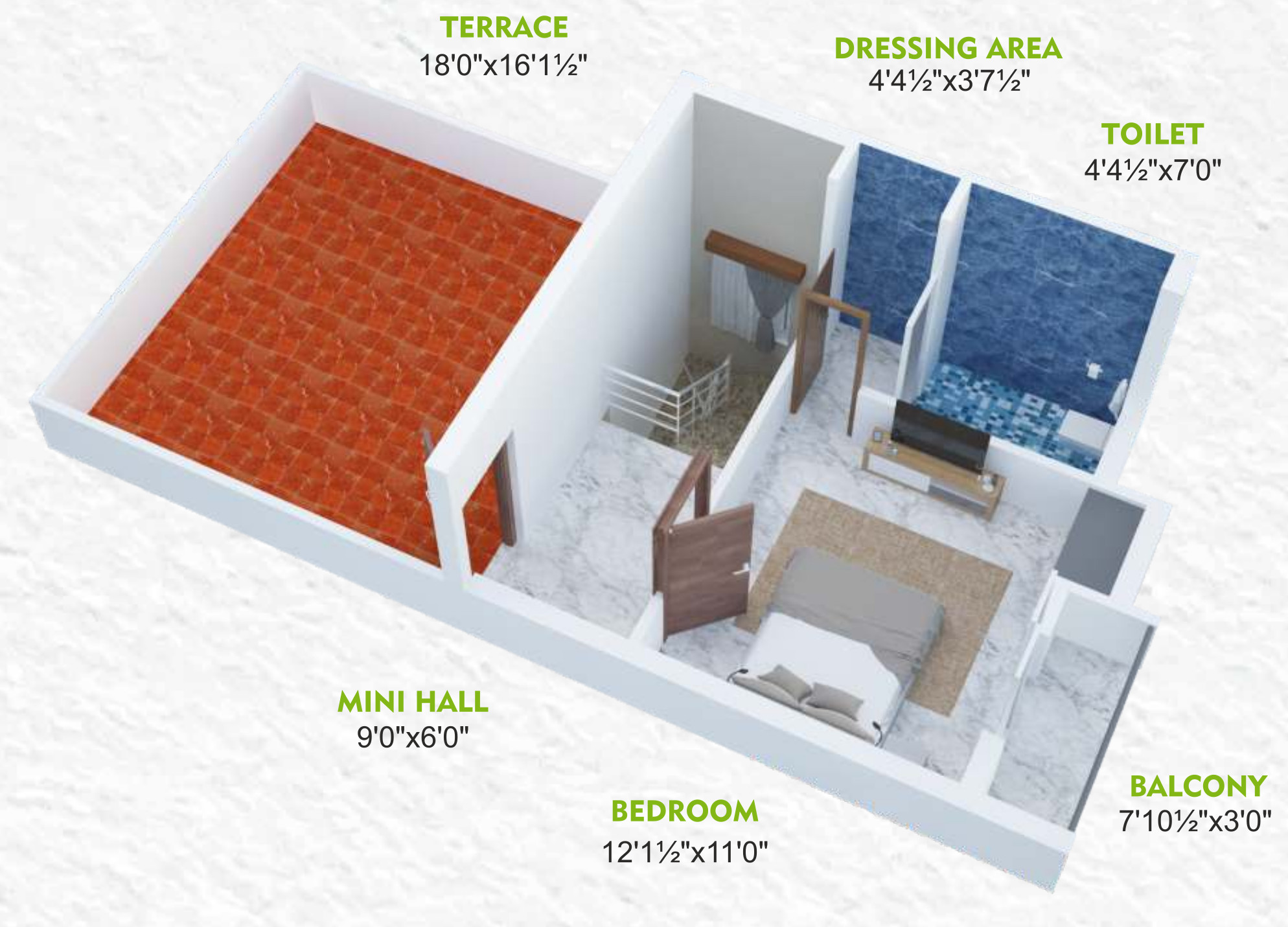 3DFloorPlan of PKR Little India Solar Township