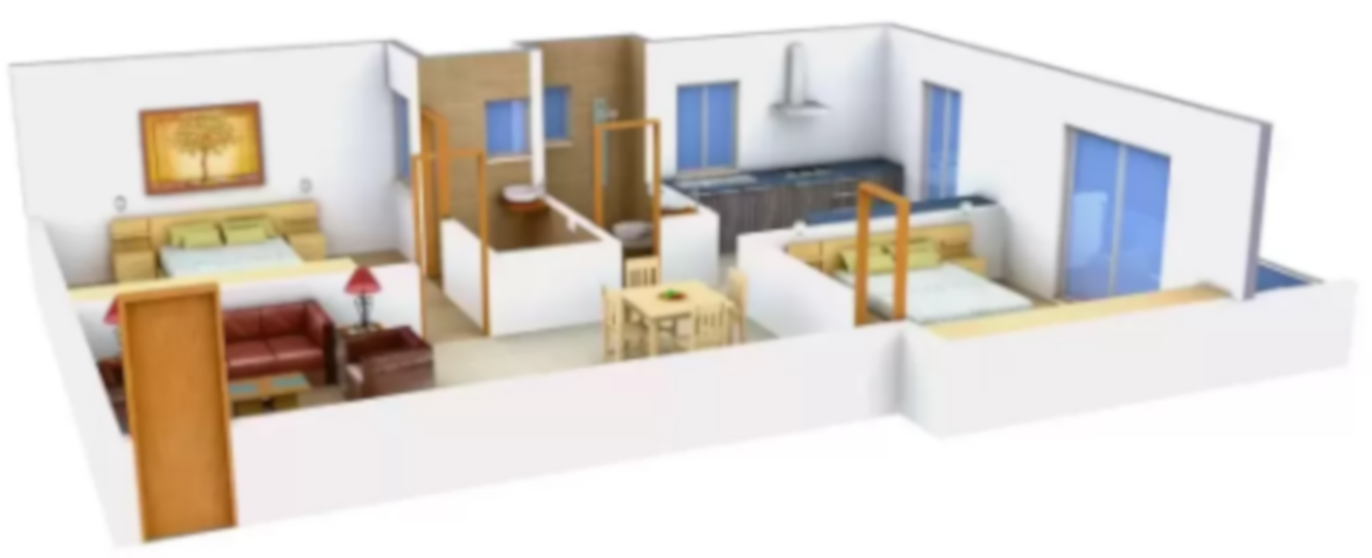 3DFloorPlan of Atmos Oasis