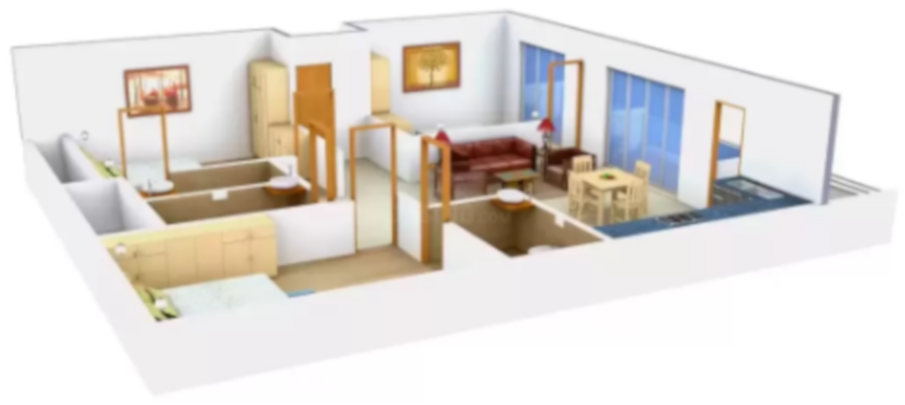 3DFloorPlan of Atmos Oasis