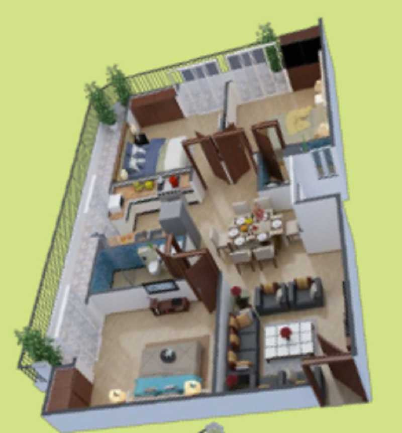 3DFloorPlan of Sunit Housing Private Limited Ambrosia