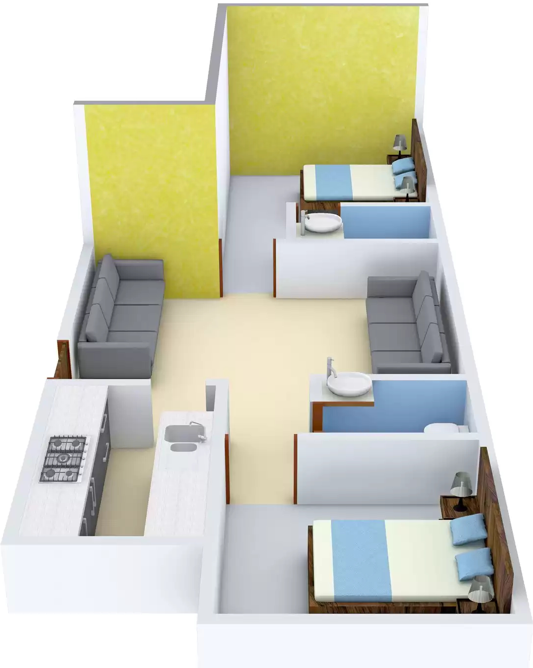 3DFloorPlan of J K Sivalaya