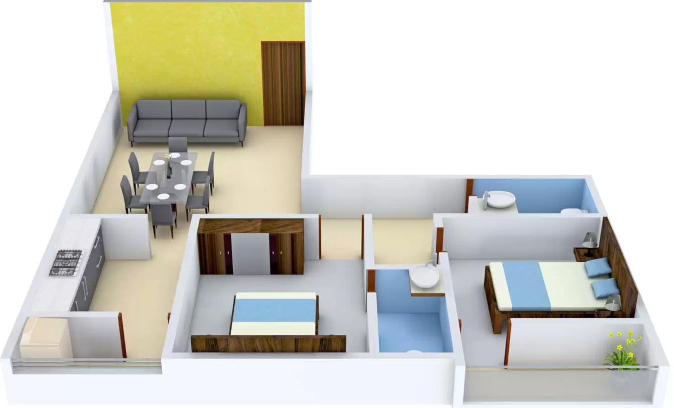 3DFloorPlan of J K Sivalaya