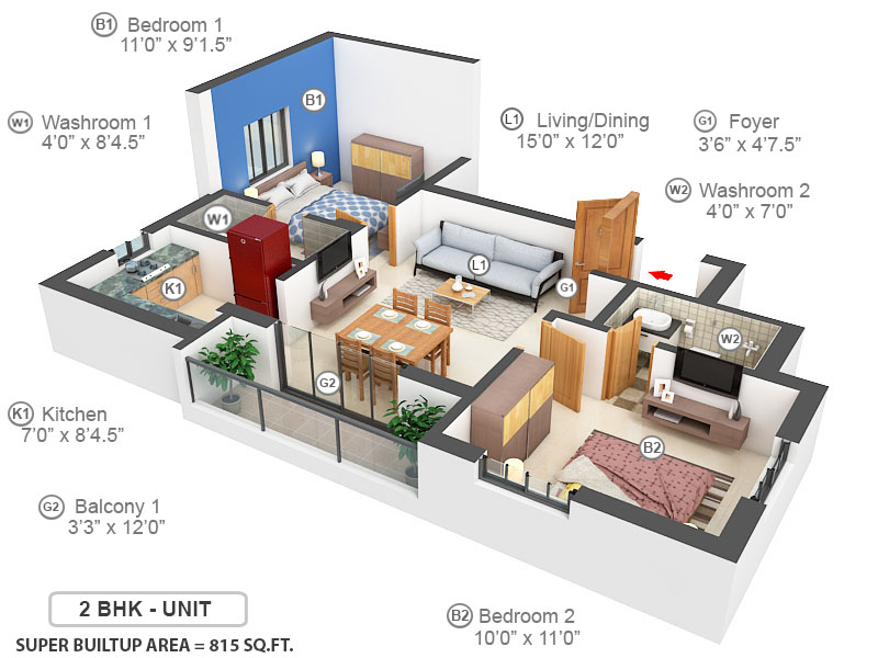 3DFloorPlan of GP Imperial