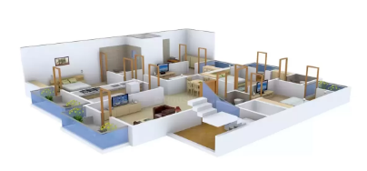 3DFloorPlan of Rise Real Estate Floors 1