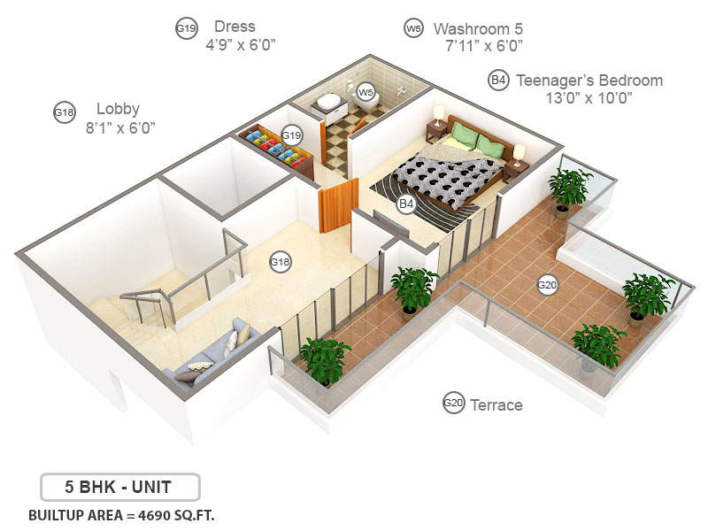 Terrace Floor Plan Terrace Floor Plan