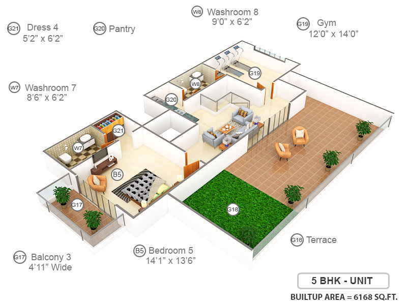 Terrace Floor Plan Terrace Floor Plan