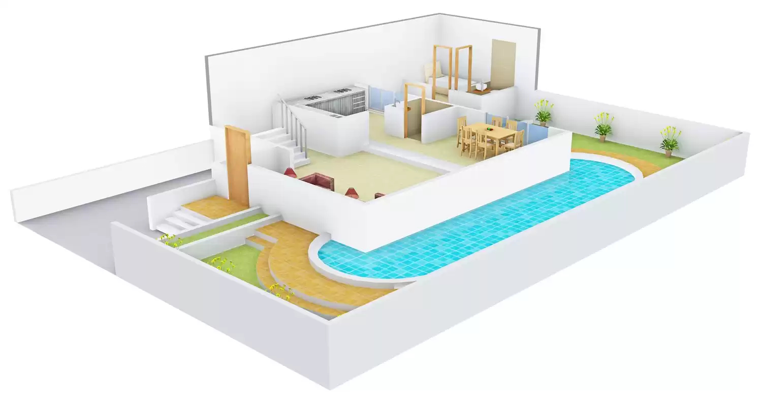 3DFloorPlan of Paradise Sai Divine
