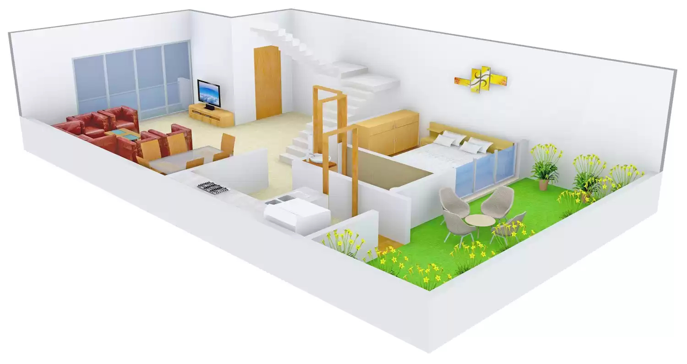3DFloorPlan of Fire The Empyrean Grande Amity Apartments