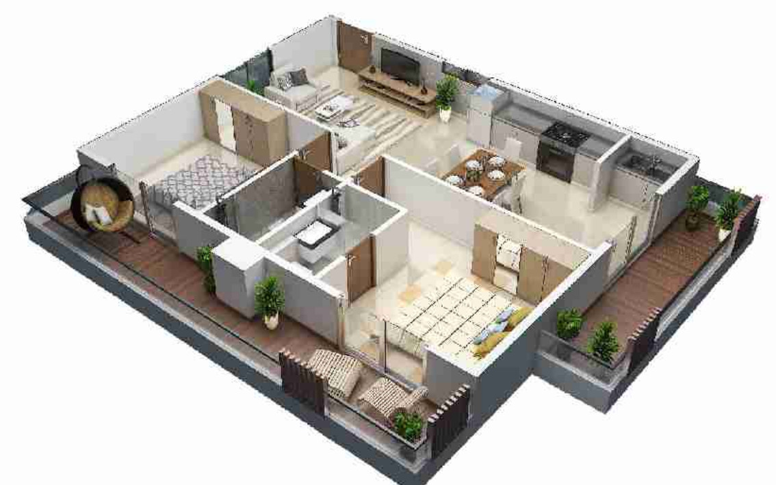 3DFloorPlan of SPT Crafted Living