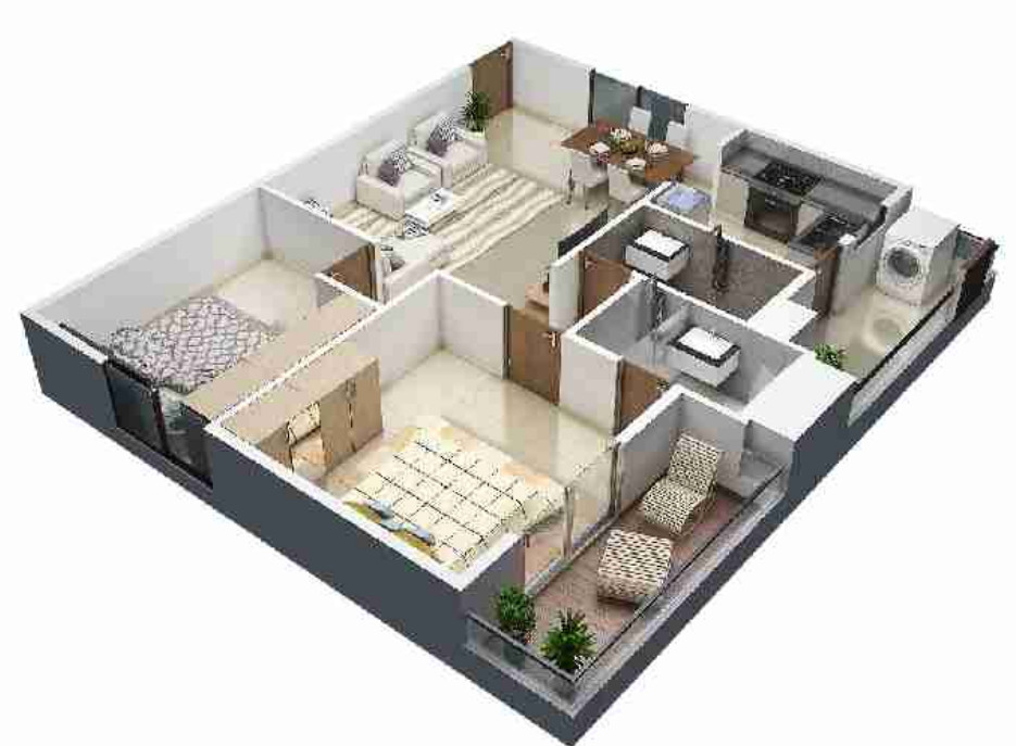 3DFloorPlan of SPT Crafted Living
