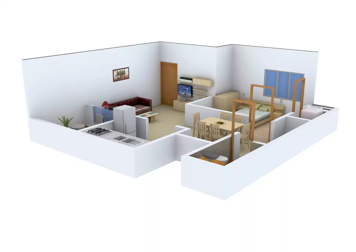 3DFloorPlan of Shree Anand Royal Castle