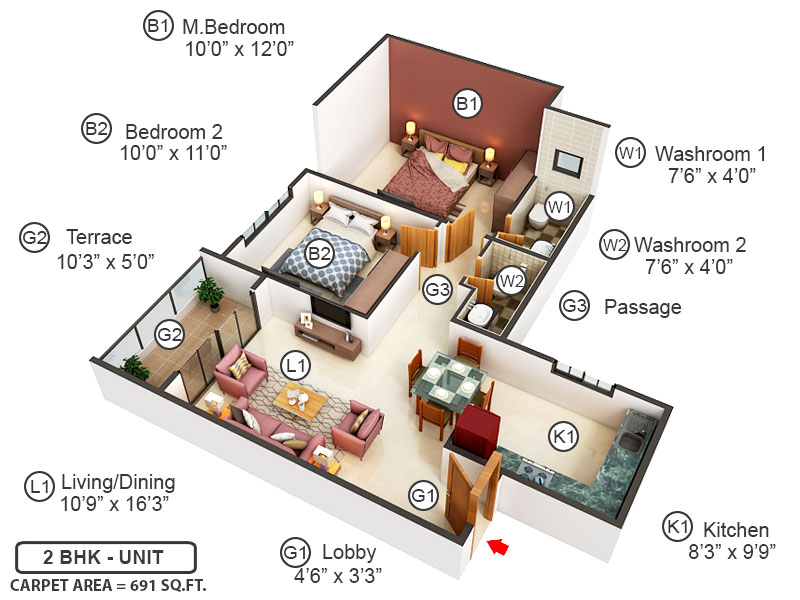 3DFloorPlan of Global Lifestyle