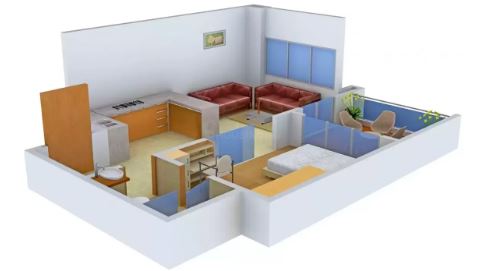 3DFloorPlan of Naiknavare Esmeralda