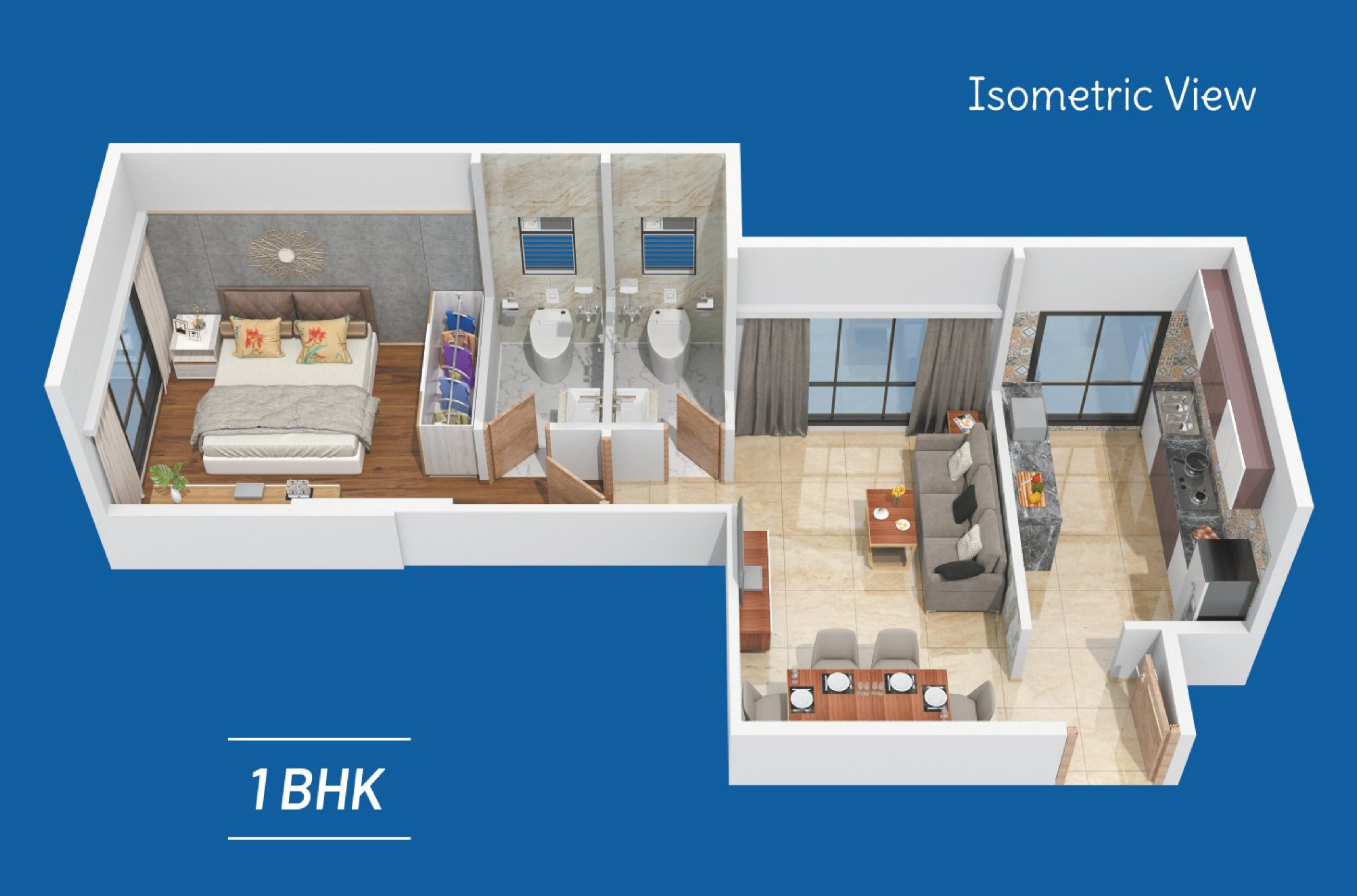 3DFloorPlan of Namo Shantiniketan