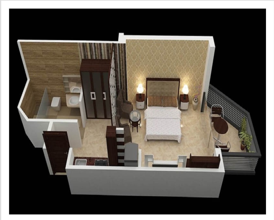 3DFloorPlan of Spaze Apotel