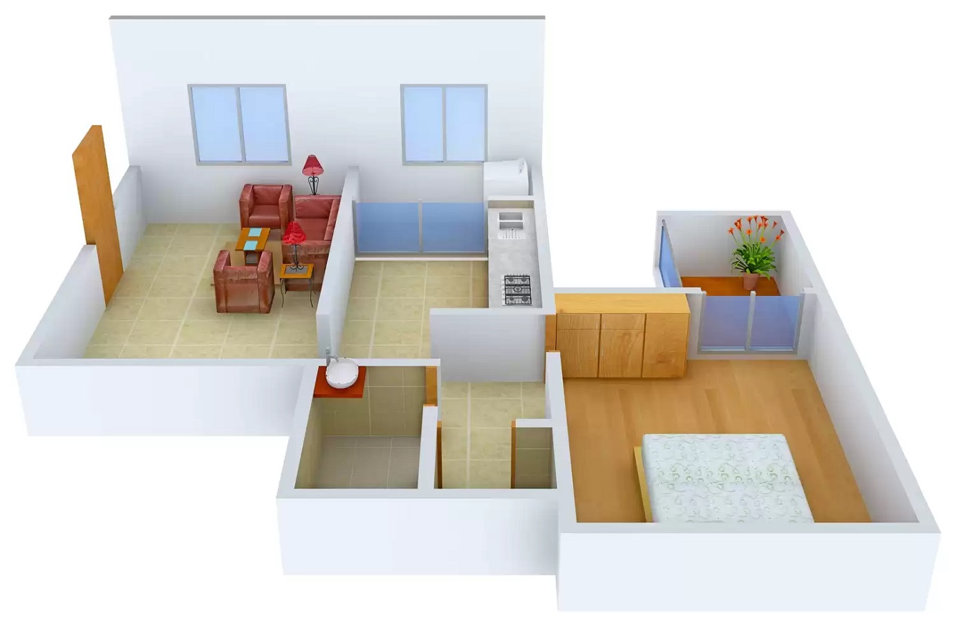 3DFloorPlan of Space Shiv Nayan Park