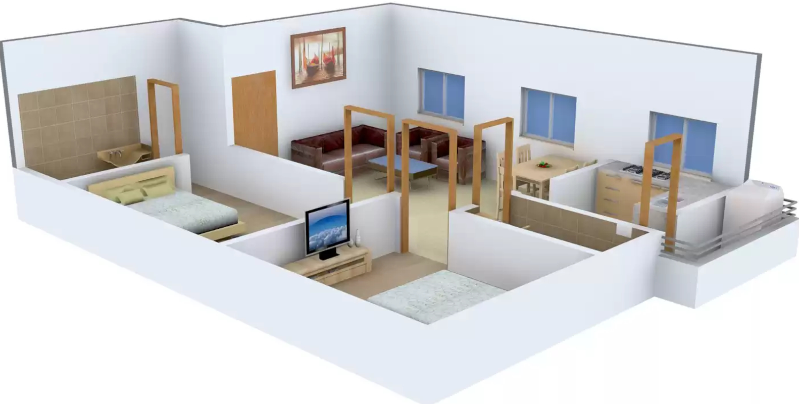 3DFloorPlan of KMS MS Homes
