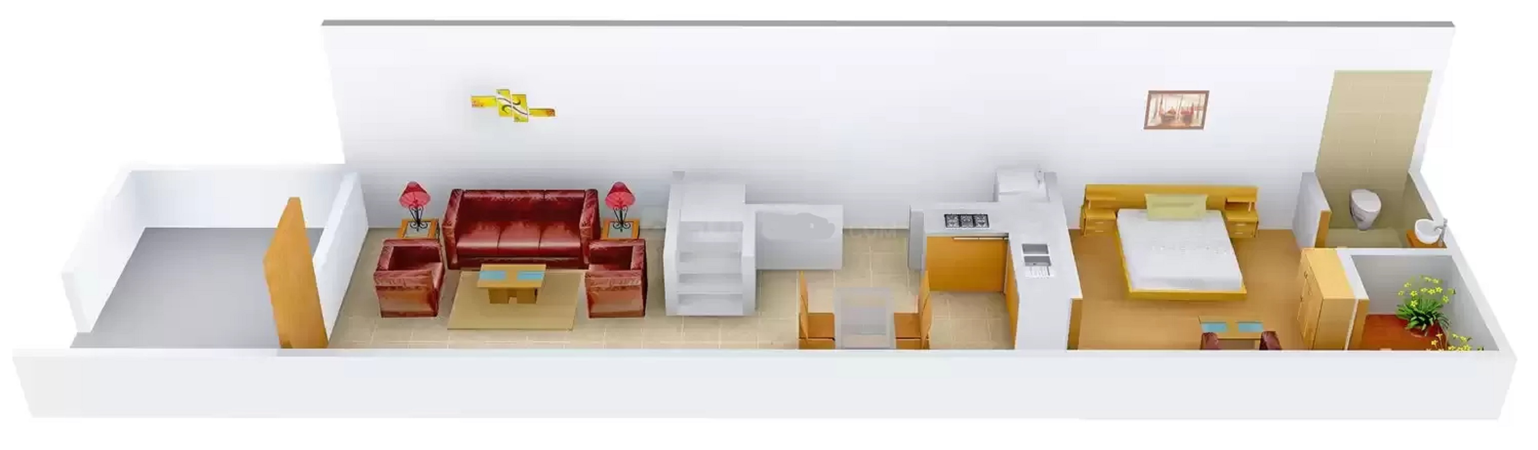 3DFloorPlan of Akriti Regency