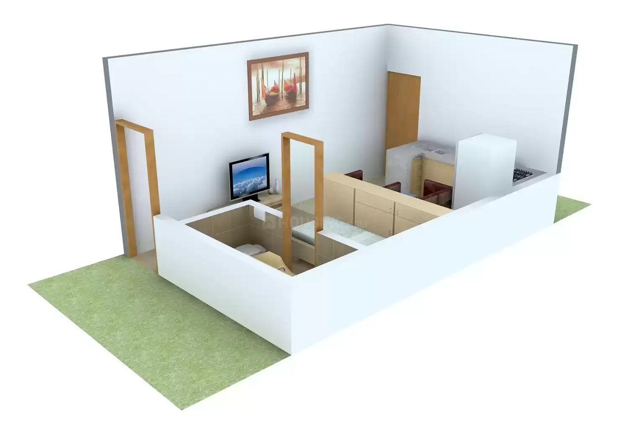 3DFloorPlan of SR Anandam Studio Apartment
