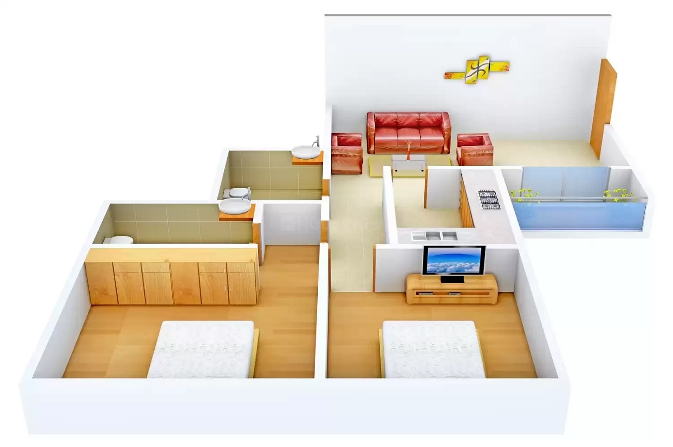 3DFloorPlan of C P Universe