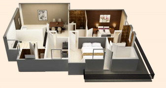 3DFloorPlan of NK Nandani Gowlok Dham