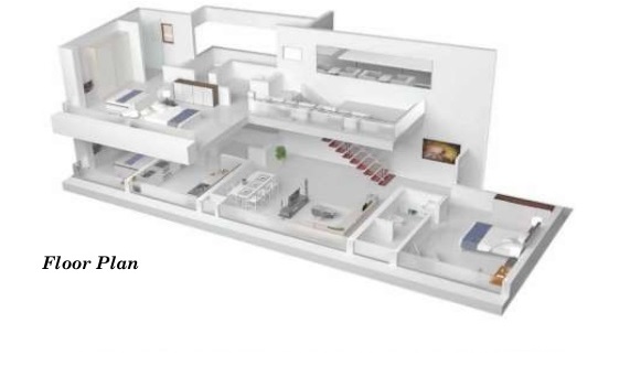 3DFloorPlan of Godrej Crest