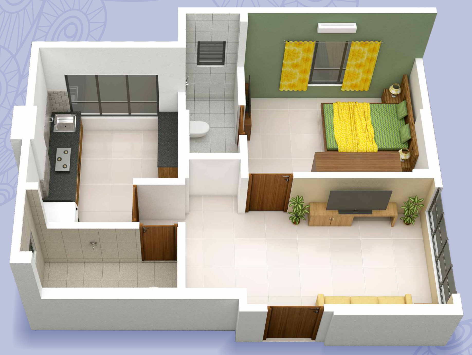 3DFloorPlan of KP Krishna