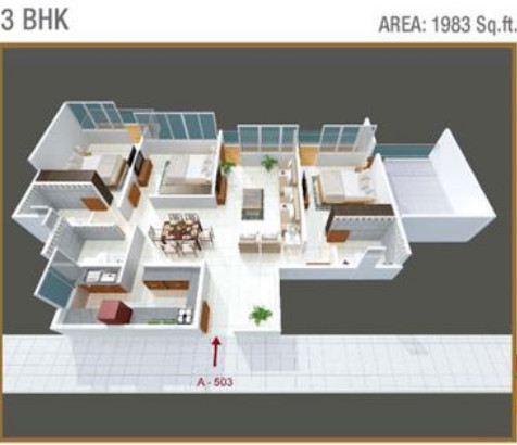 3DFloorPlan of Lore Pride