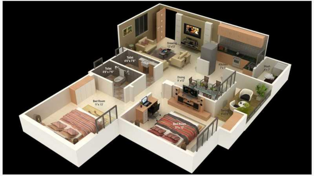 3DFloorPlan of Fortune Signature Phase 3