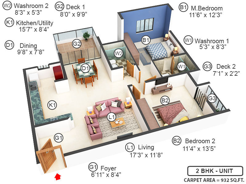3DFloorPlan of Centreo
