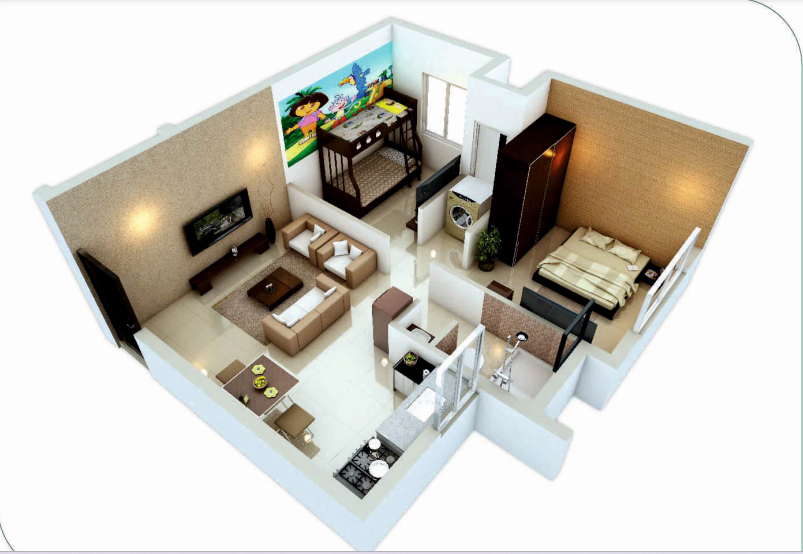 3DFloorPlan of DRA Pristine Pavilion 2