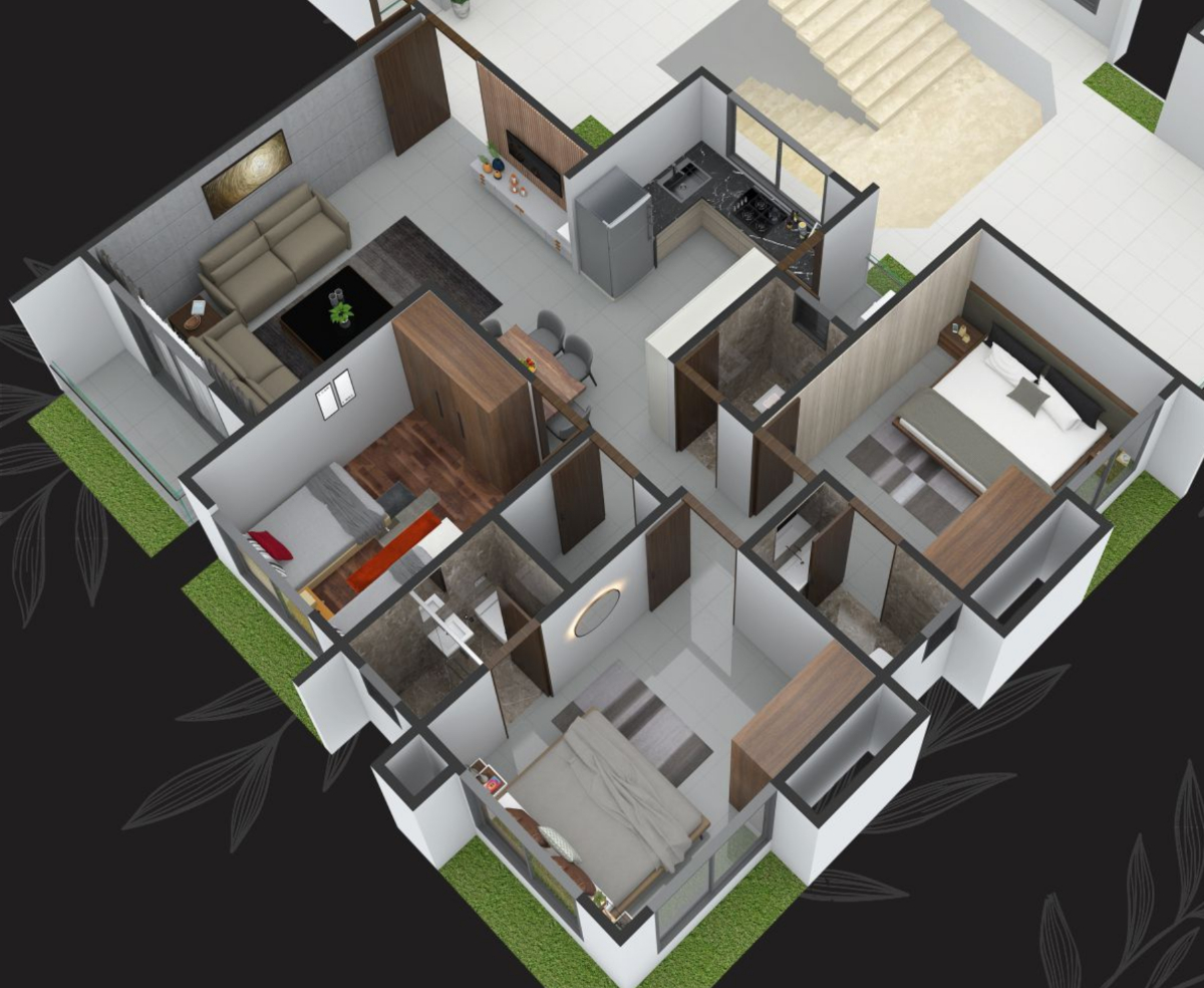 3DFloorPlan of Tirth Heritage