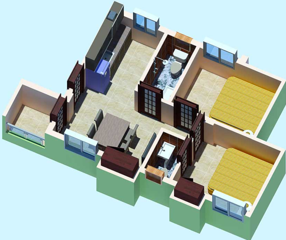 3DFloorPlan of Skyare Pearl