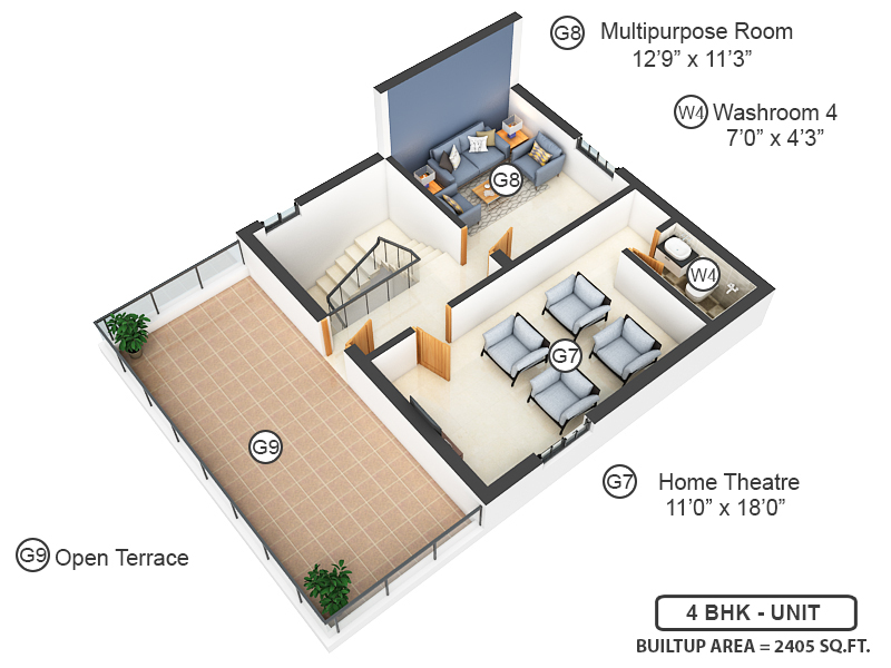 Terrace Floor Plan Terrace Floor Plan