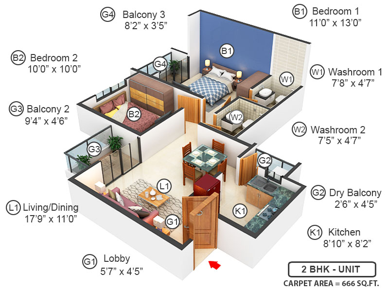 3DFloorPlan of VTP Sierra Phase 1