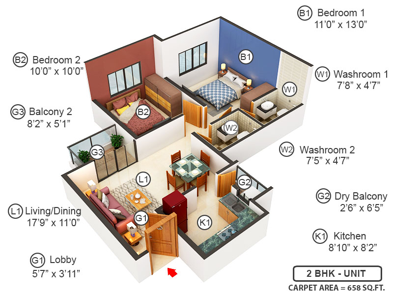 3DFloorPlan of VTP Sierra Phase 1