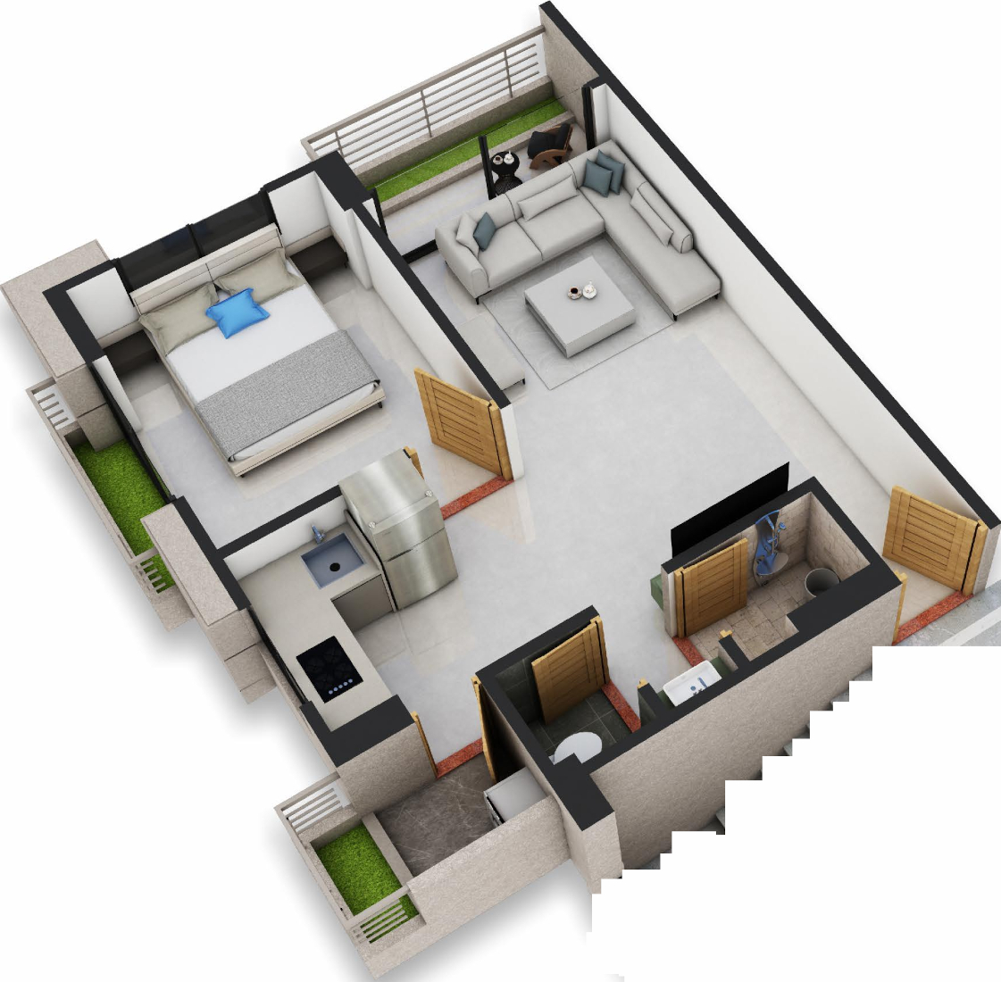 3DFloorPlan of Parivar Varniraj Valley
