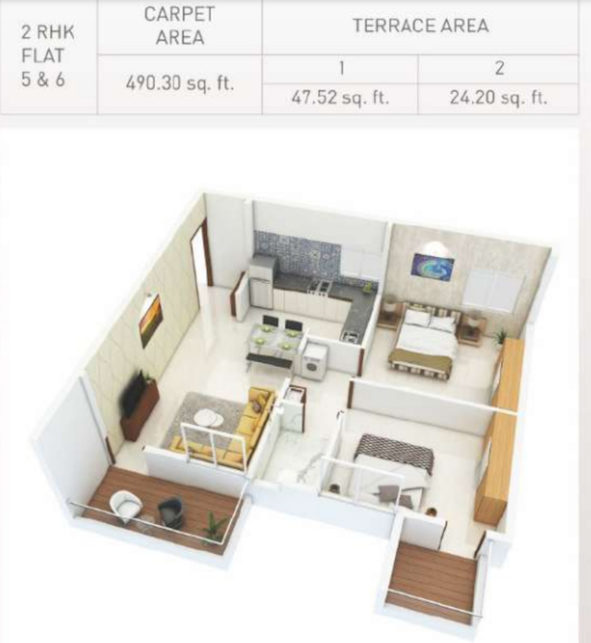 3DFloorPlan of Prithvi Proximus