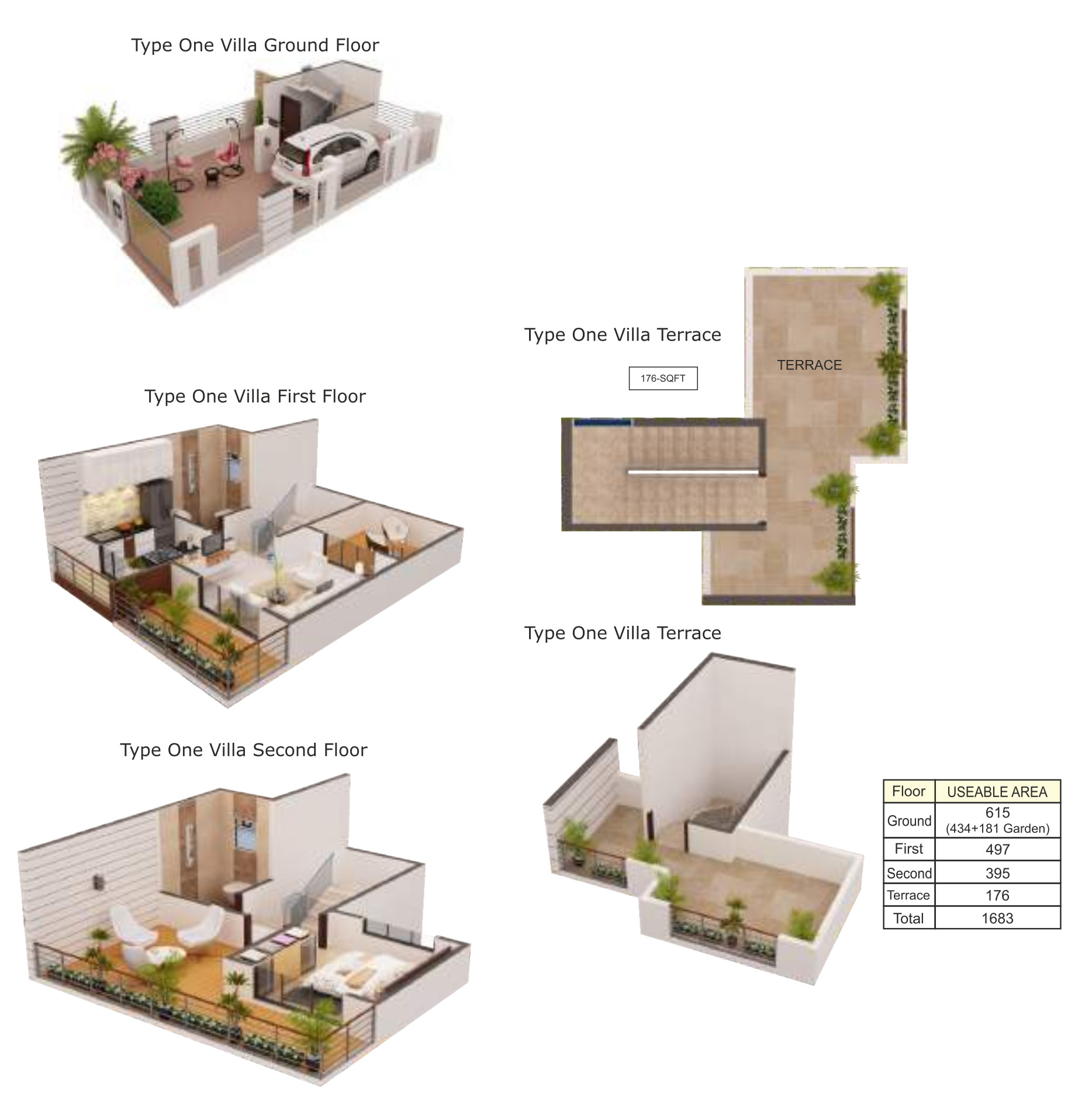 3DFloorPlan of Spanish Residency Phase 1